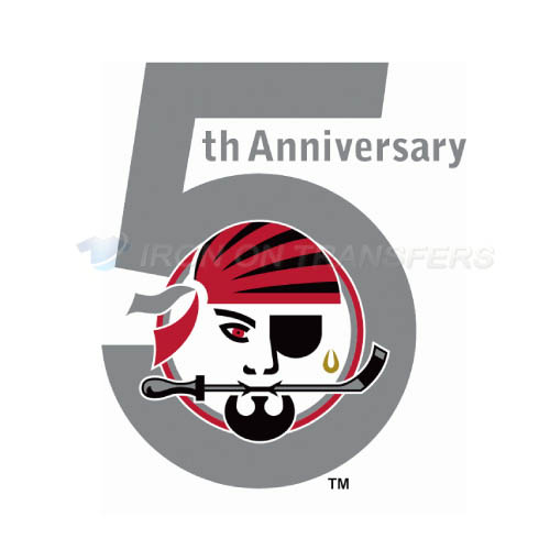 Portland Pirates Iron-on Stickers (Heat Transfers)NO.9100